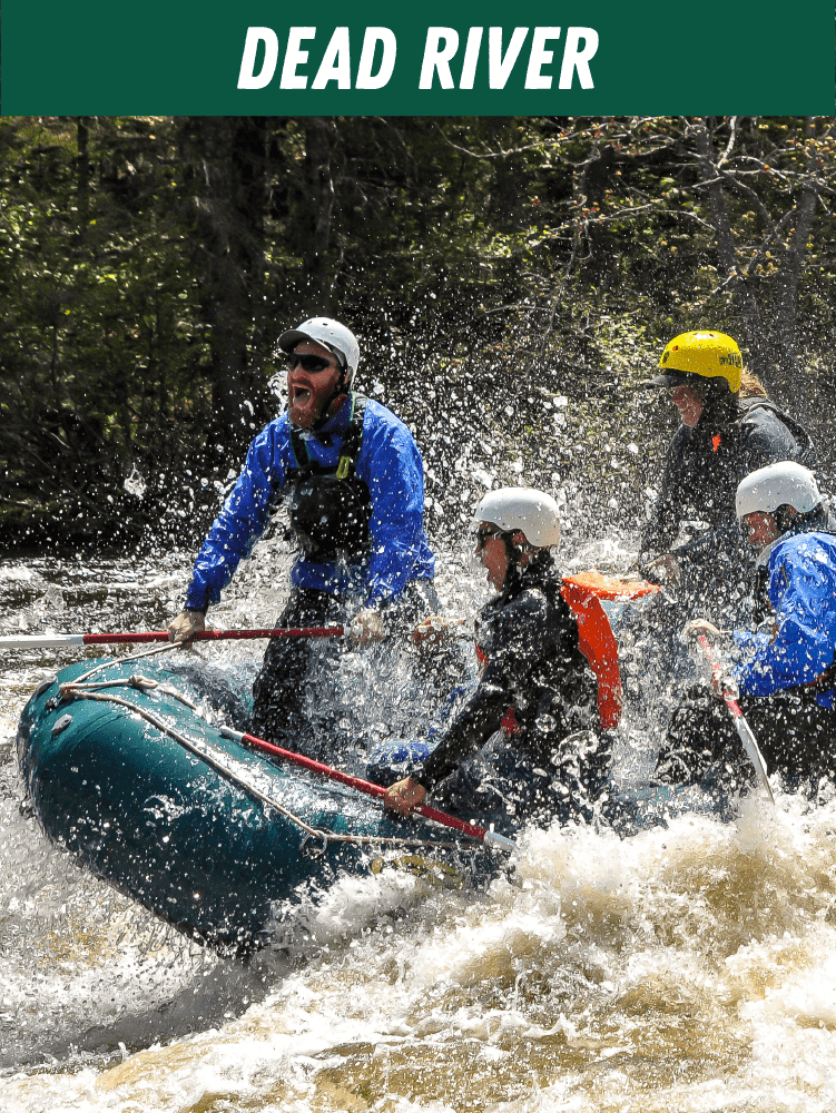 inflatable kayakers on raver