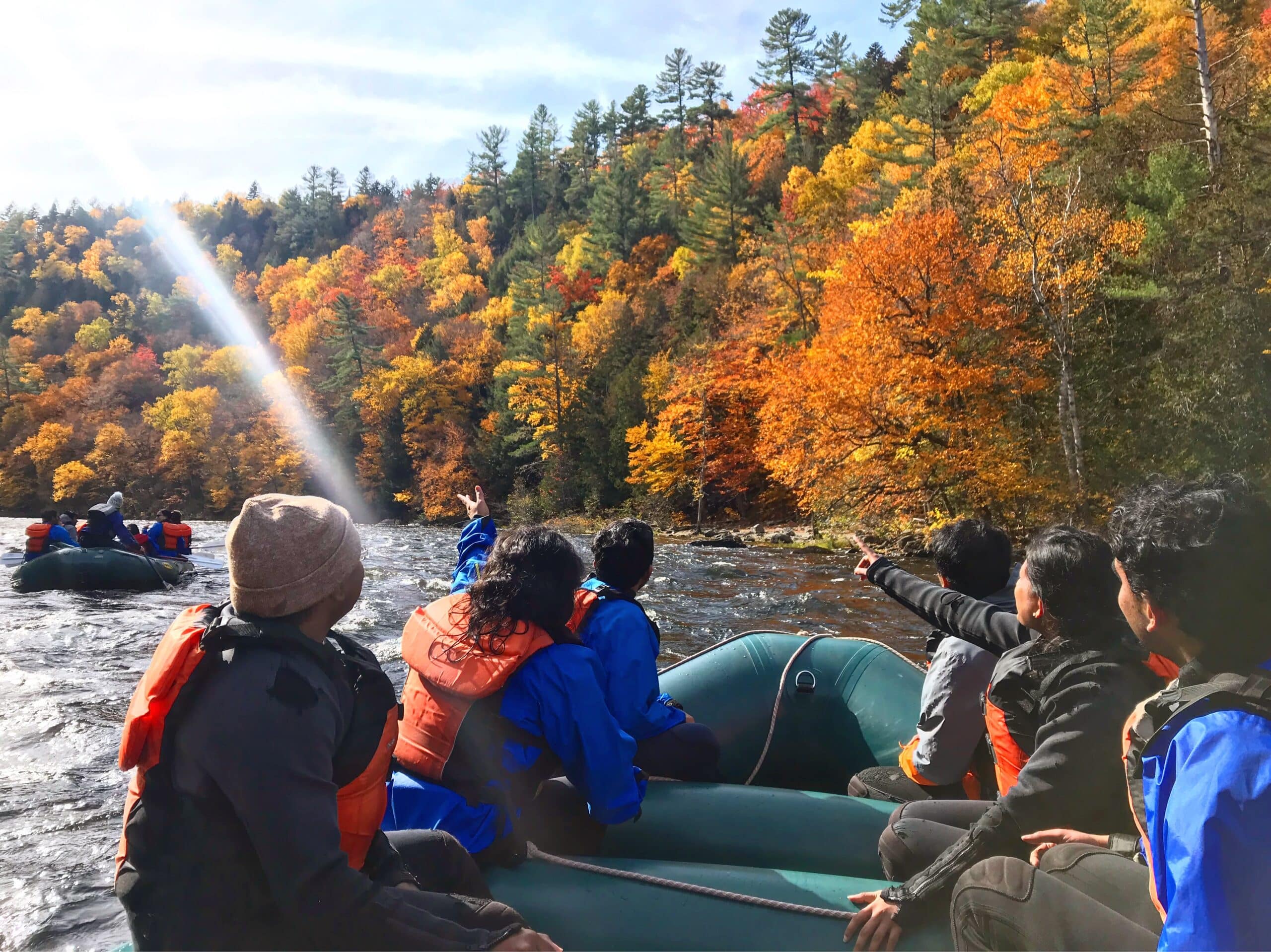 Fall Rafting in Maine