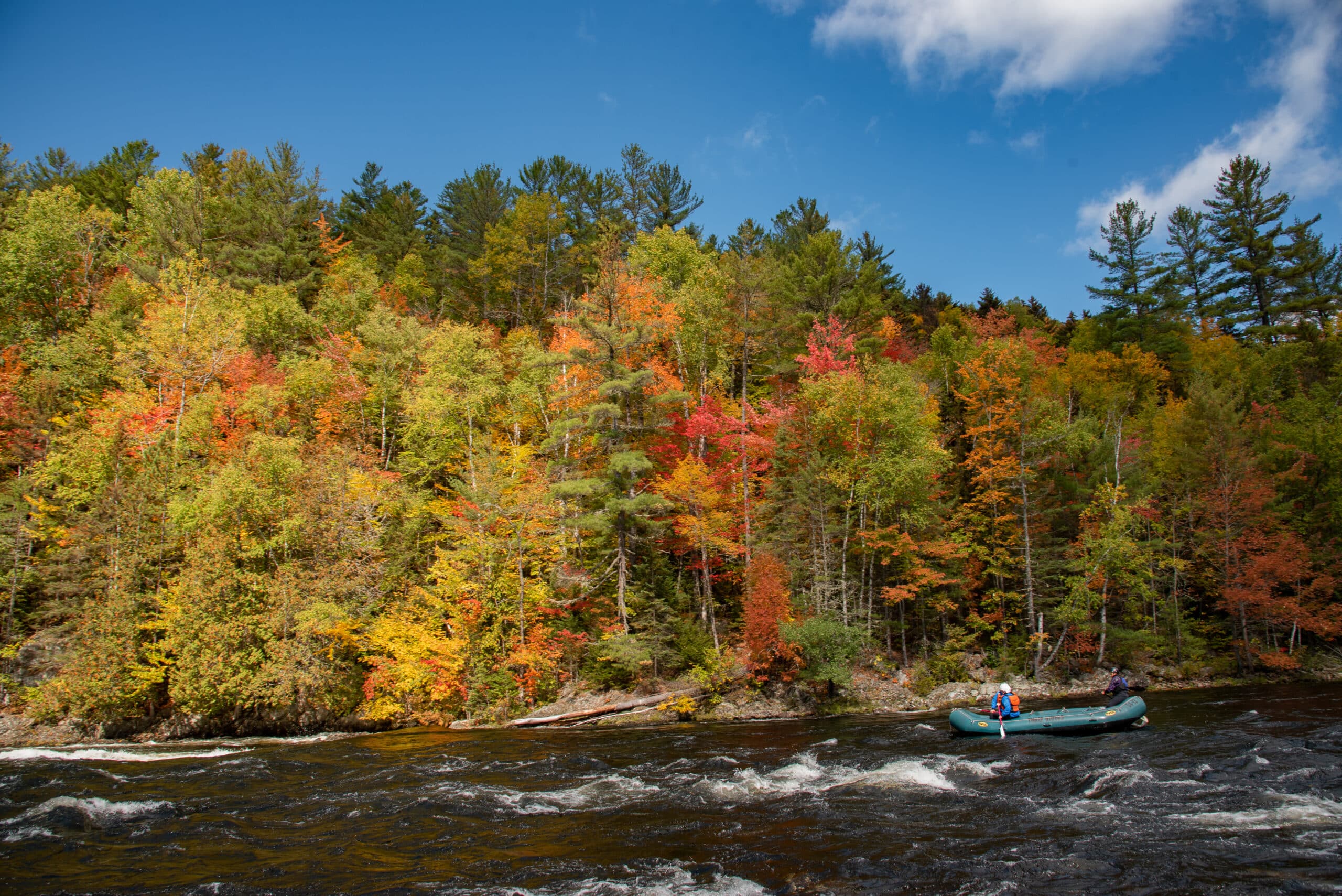 Fall Rafting in Maine
