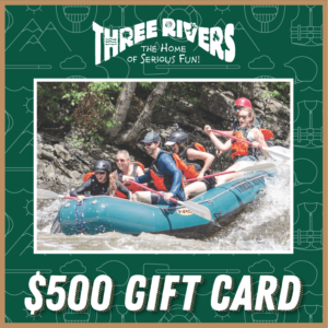 $500 Rafting Gift Card
