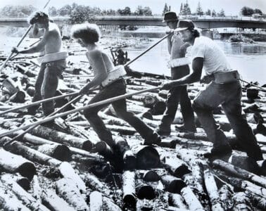 History of Maine Log Drives